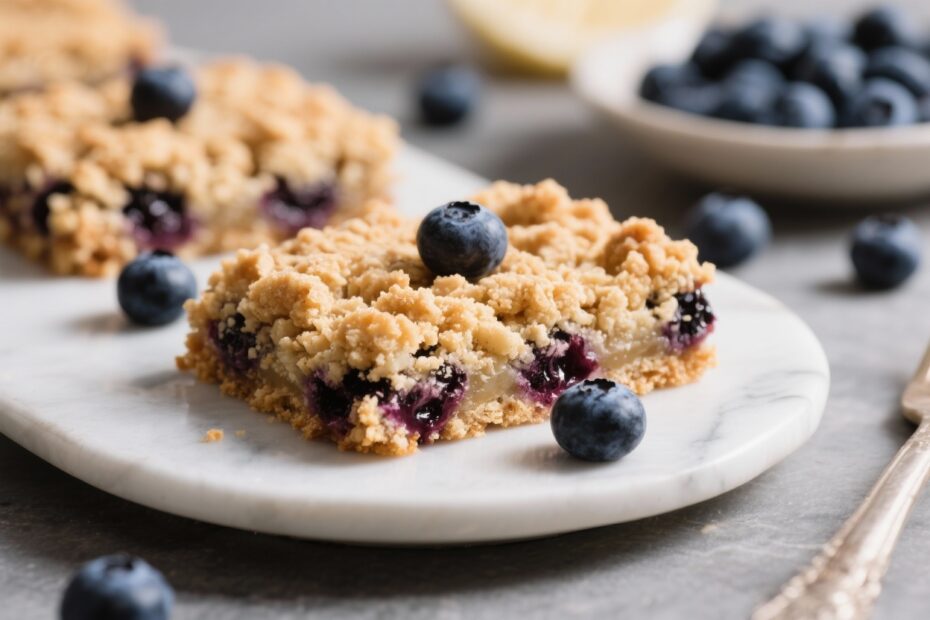Blueberry Crumble Bars