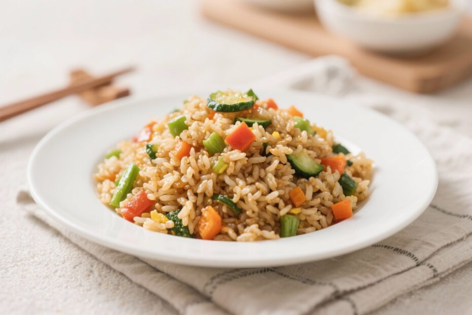 Quick Veggie Fried Rice