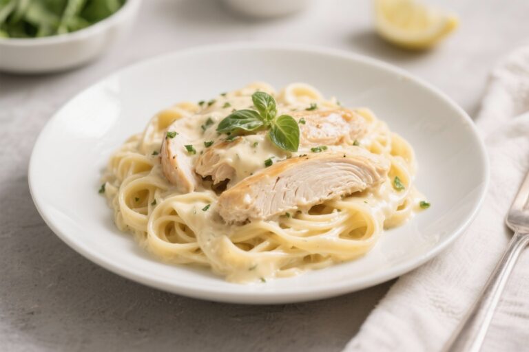 Keto Chicken Alfredo – Creamy, Comforting, and Low-Carb
