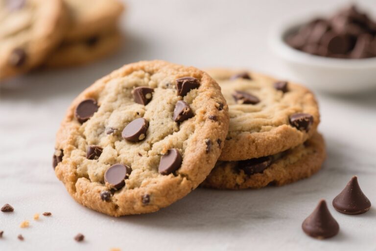 Keto Chocolate Chip Cookies – Crisp Edges, Chewy Centers, and Low-Carb Comfort