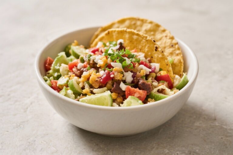 Keto Taco Bowl for Fat Burning – A Simple, Satisfying Low-Carb Meal