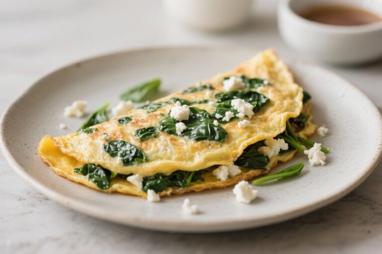 Keto Spinach and Feta Omelet – Simple, Satisfying, and Low-Carb