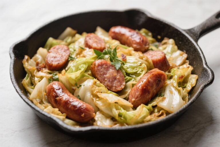 Keto Sausage and Cabbage Skillet – A Fast, Flavorful One-Pan Dinner
