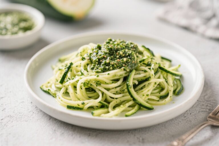 Zucchini Noodles With Pesto For Keto Weight Loss – Light, Fresh, And Satisfying