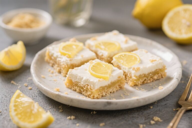 Keto Lemon Bars (Sugar-Free) – Bright, Zesty, and Low-Carb