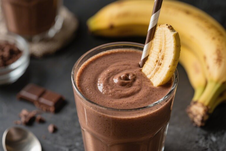Chocolate Banana Smoothie: The 60-Second “Dessert-for-Breakfast” Hack You’ll Actually Stick To