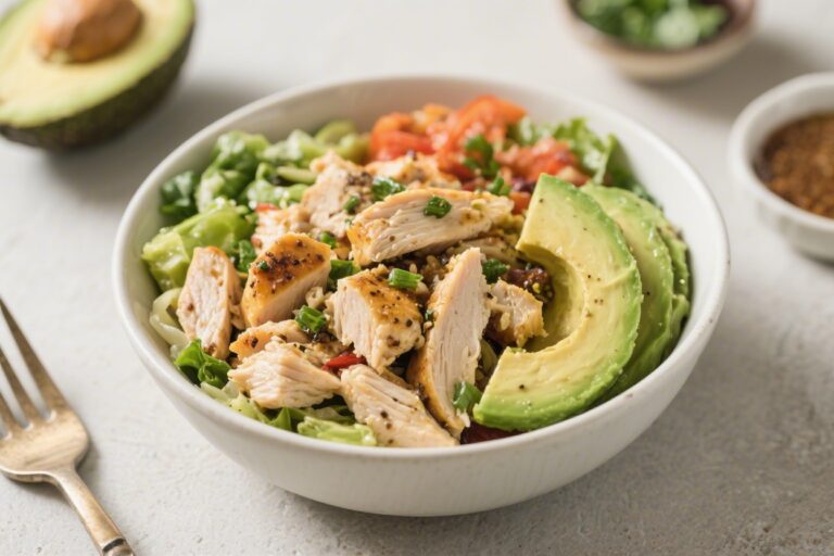 Chicken and Avocado Lunch Bowl – Fresh, Satisfying, and Easy