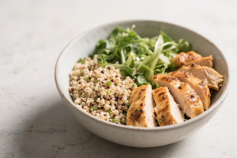 Healthy Chicken and Quinoa Bowl – A Simple, Satisfying Weeknight Meal