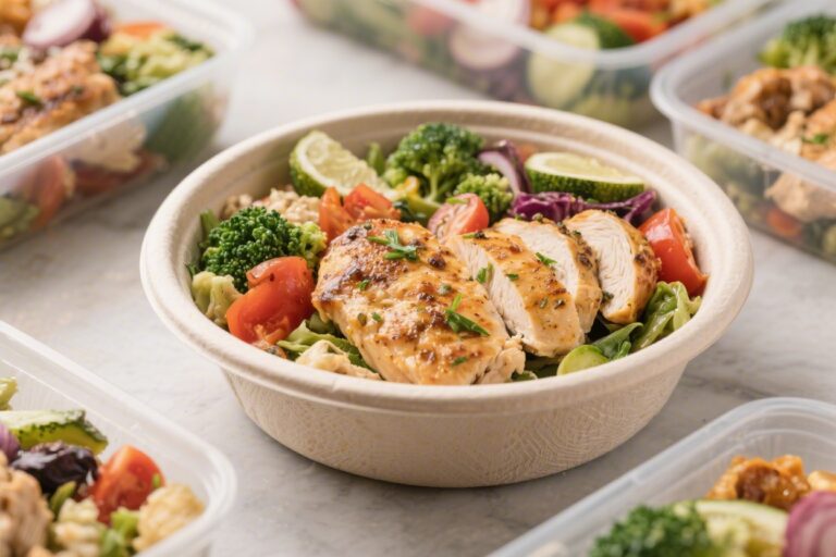 Mediterranean Chicken Meal Prep Bowl – Fresh, Flavorful, and Ready for the Week