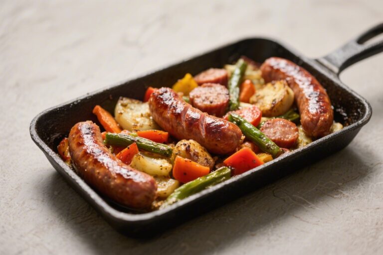 One Pan Sausage and Vegetable Dinner – Easy, Flavorful, and Weeknight-Friendly