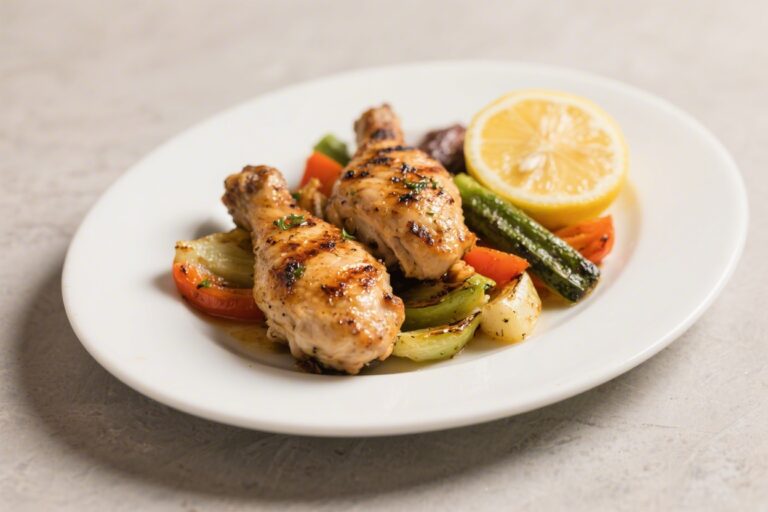 Grilled Lemon Chicken With Vegetables – Bright, Simple, and Satisfying