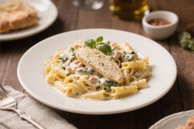 Creamy Chicken Pasta for Family Dinner – Comforting, Easy, and Satisfying