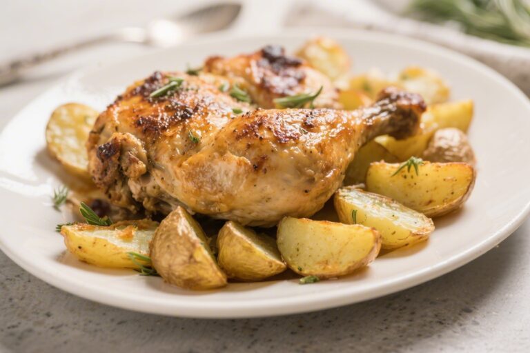 Homemade Baked Chicken With Potatoes – A Cozy, Reliable Family Dinner