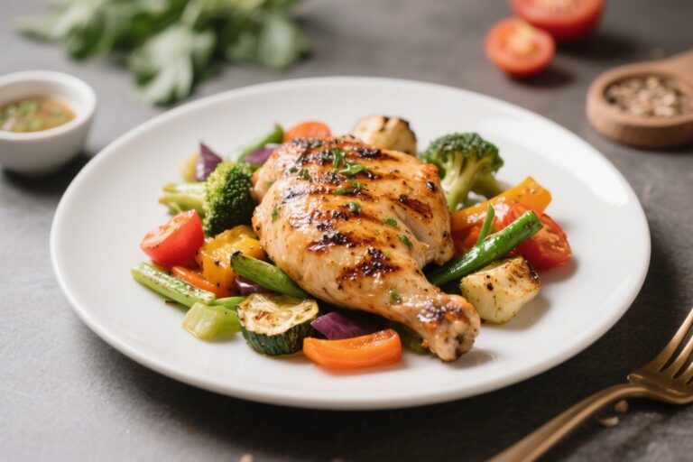 Healthy Grilled Chicken With Vegetables – Simple, Fresh, and Satisfying