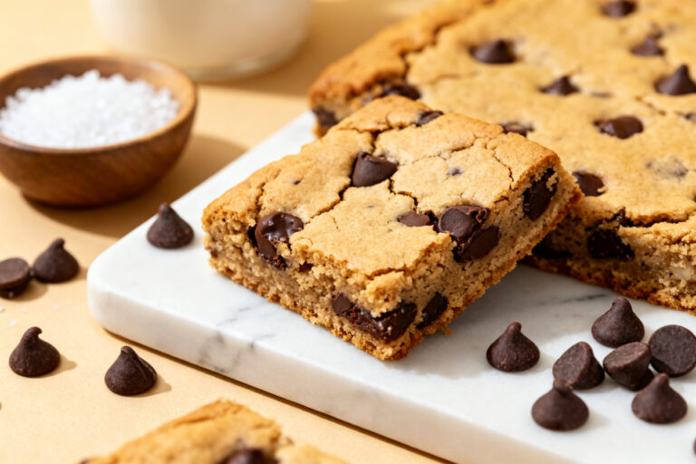 Easy Chocolate Chip Cookie Bars (Soft, Gooey & Crowd Favorite) – One Bowl, No Fuss